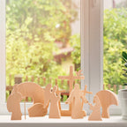 Easter Scene Wooden Decoration