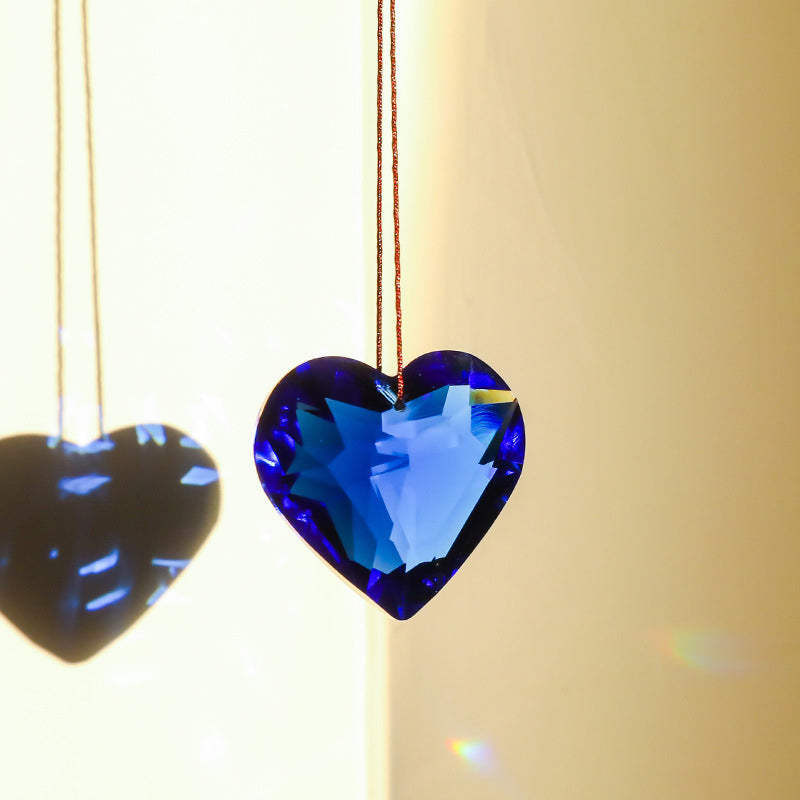 Hanging Heart Sun Catcher Prism Crafts
