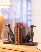 Guard Dog Bookend Set - Black