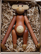 Cheeky Monkey Solid Wood Ornament