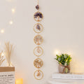Crystal Tree of Life 6 Rings Wall Decor Ornament