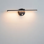 Nordic Minimalist Aluminium Long Bar Switch LED Mirror Wall Light Lamp | Vinantica