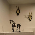Horse Sculpture - AdonisMetal - Rustic Elegance - Timeless Decorative Piece