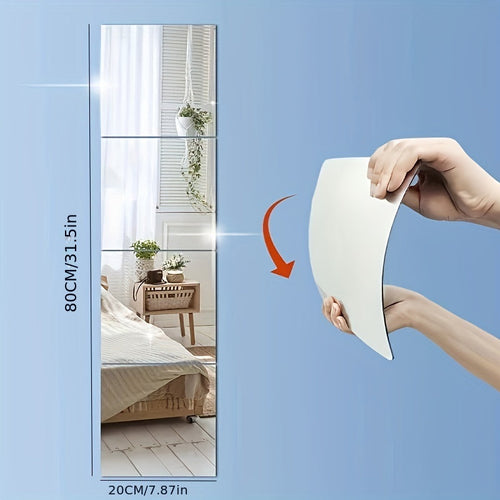 AcrylicSafe Mirrors Set – Stylish and Break-resistant Mirrors Vinantica