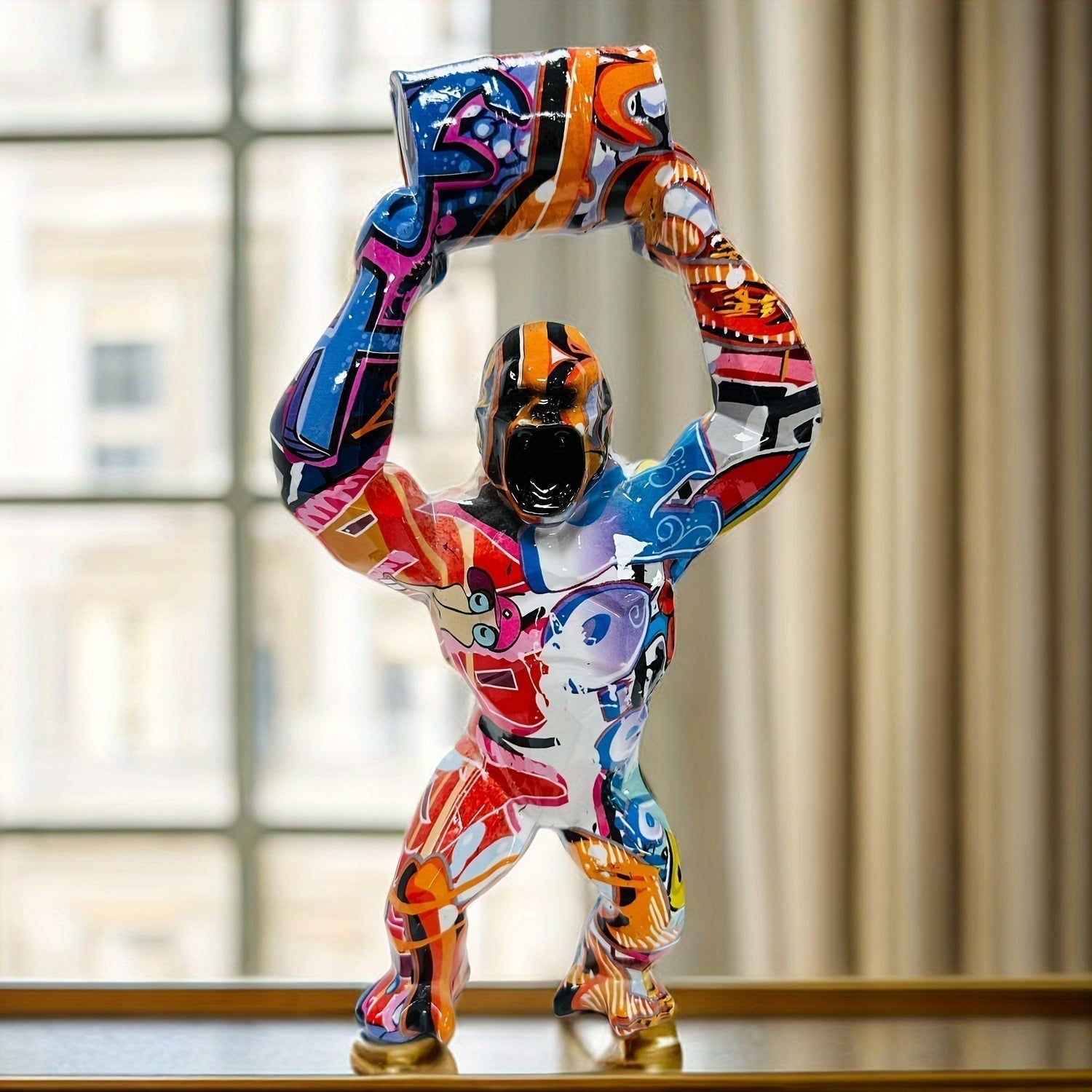 Luxury Graffiti Donkey Kong Barrel Sculpture