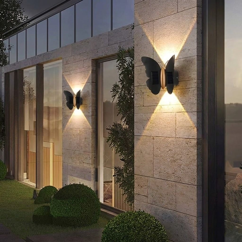 Butterfly Life Solar Powered Outdoor Lamp