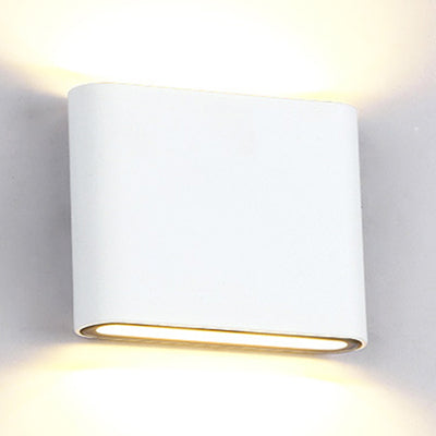 Black/White Rectangular Wall Washer Light Modern Stylish Warm/White Light LED Aluminum Wall Sconce for Hallway, 4.5"/7" W