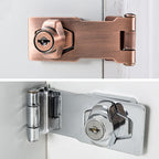 Door lock bolt | Installation without drilling with key