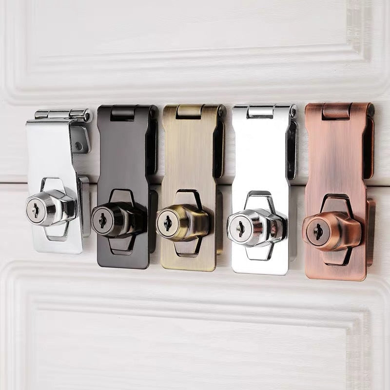 Door lock bolt | Installation without drilling with key