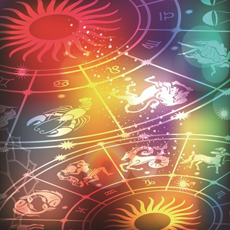 Modern Living Room Rug Colorful Space Sun Constellation Print Rug Polyester Washable Rug