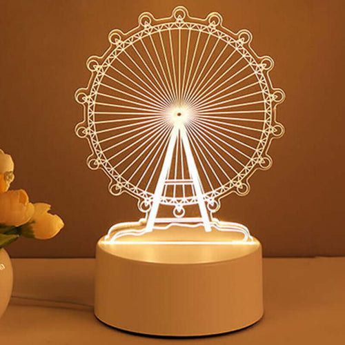 3D Lamp Acrylic USB LED Night Lights Neon Sign Lamp Christmas Home Decorations For Room Decor Valentines Day Gifts