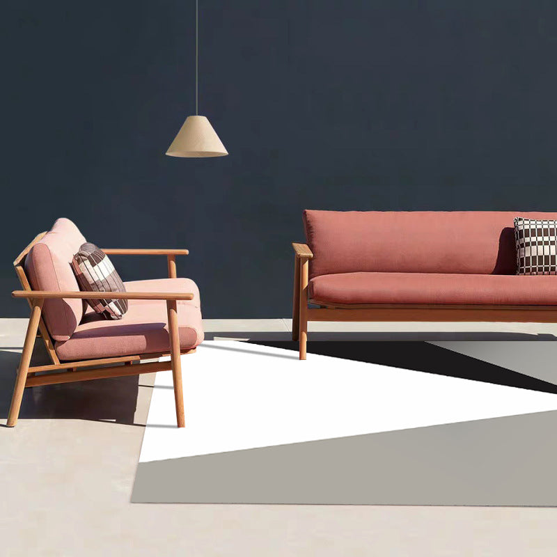 Modern living room rug in gray and white, color block triangle print, rug made of polyester, washable area rug