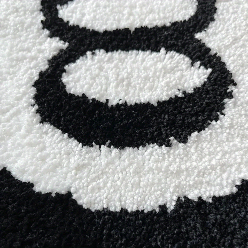 8 Ball Billiard Round Floor Mat – Non-Slip Carpet for Living Room, Bathroom & Decoration | AvailaBowlifte in Sizes