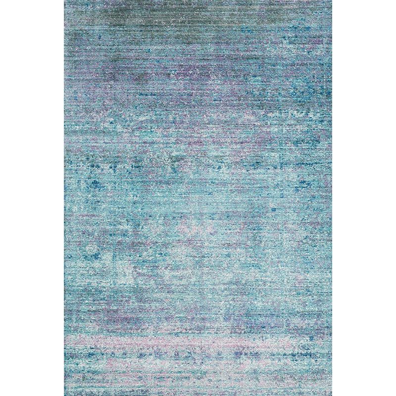 Simple abstract rug Blue Modern rug Polyester Washable Pet-friendly Non-slip rug for the living room
