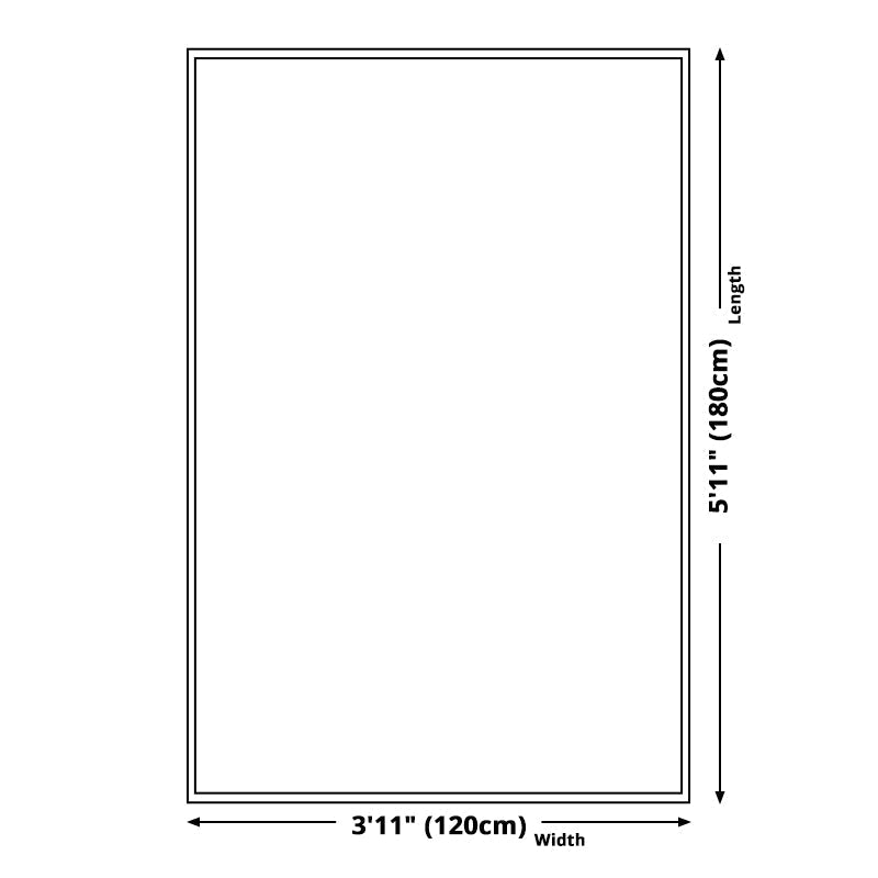 Minimalist color box geometric pattern carpet beige polyester carpet washable pet-friendly non-slip carpet for living room