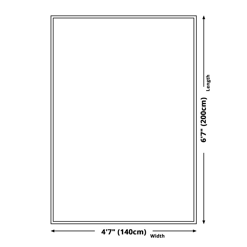 Unique geometric pattern rug Blue and White Modern rug Polyester Washable Pet-friendly Non-slip rug for the living room