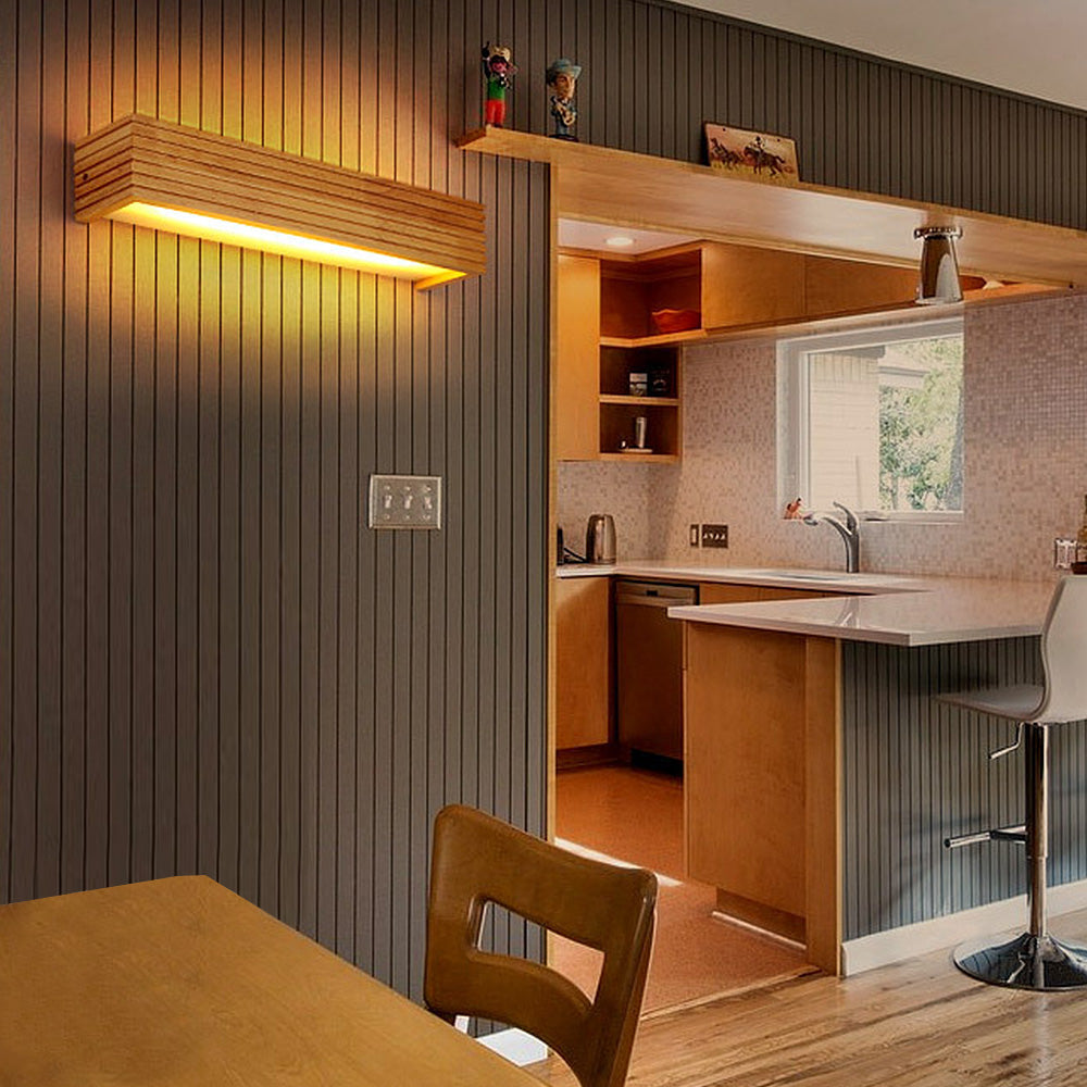 Vinantica | Wooden Wall Lights for Bathroom Mirrors – Stylish Functional Illumination for Home Decor & Vanity Lighting