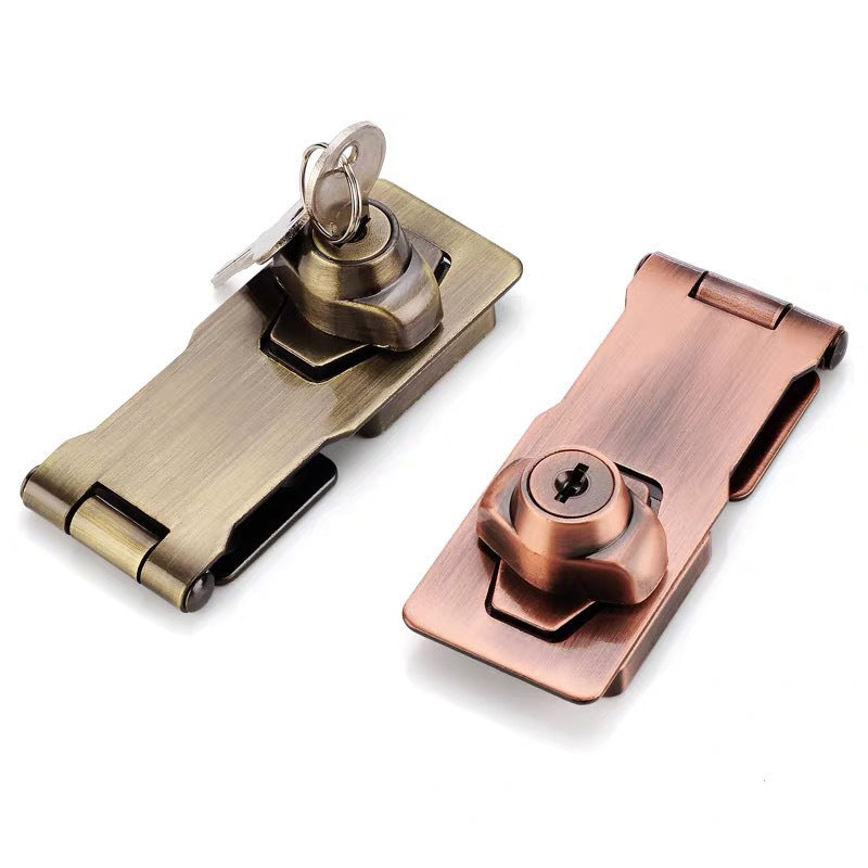 Door lock bolt | Installation without drilling with key