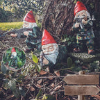 Military Garden Gnome with Camouflage Uniform