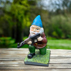 Military Garden Gnome with Camouflage Uniform