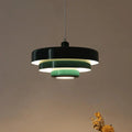 Vintage LED Pendant Light | Multi-layered Metal in Nordic Design | Multiple Colors