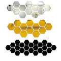 Vinantica | Hexagonal Mirror Wall Sticker