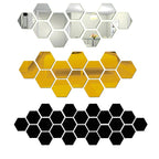 Vinantica | Hexagonal Mirror Wall Sticker