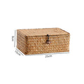 Handwoven Storage Box With Lid