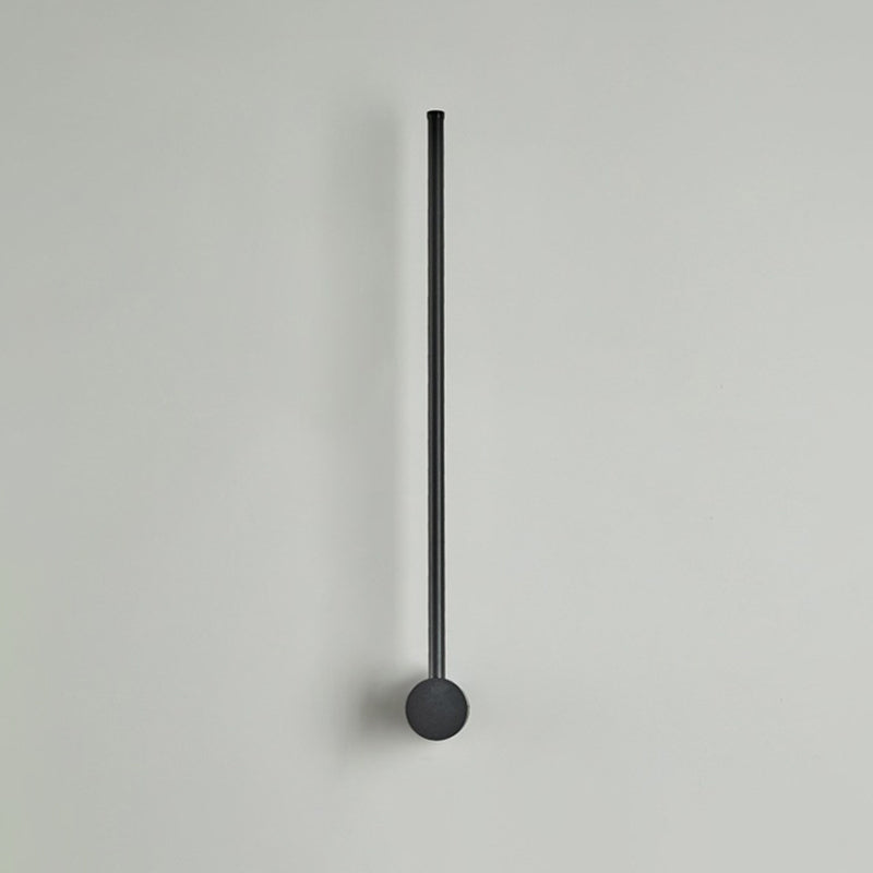Slim Tube Shaped Sconce Lighting Contemporary Metal Living Room LED Wall Light Fixture