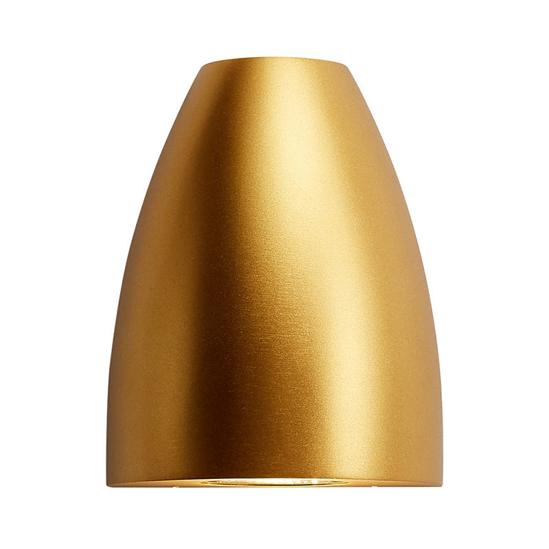 Bullet Shape Wall Mount Light Modern Metal Black/Grey/White LED Up and Down Wall Sconce for Stairway