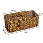 Handmade Wicker Storage Box With Lid