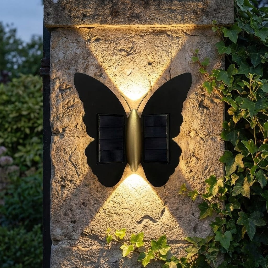 Butterfly Life Solar Powered Outdoor Lamp