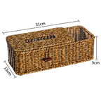 Handmade Wicker Storage Box With Lid