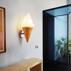 Childrens Ice Cream Shaped Wall Lamp Fixture Plastic Bedroom LED Wall Light Sconce