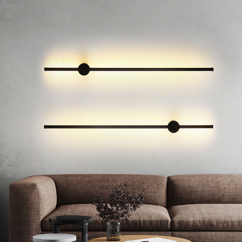 Swivelable Stick Wall Sconce Lighting Minimalist Metal Bedside LED Wall Mount Light
