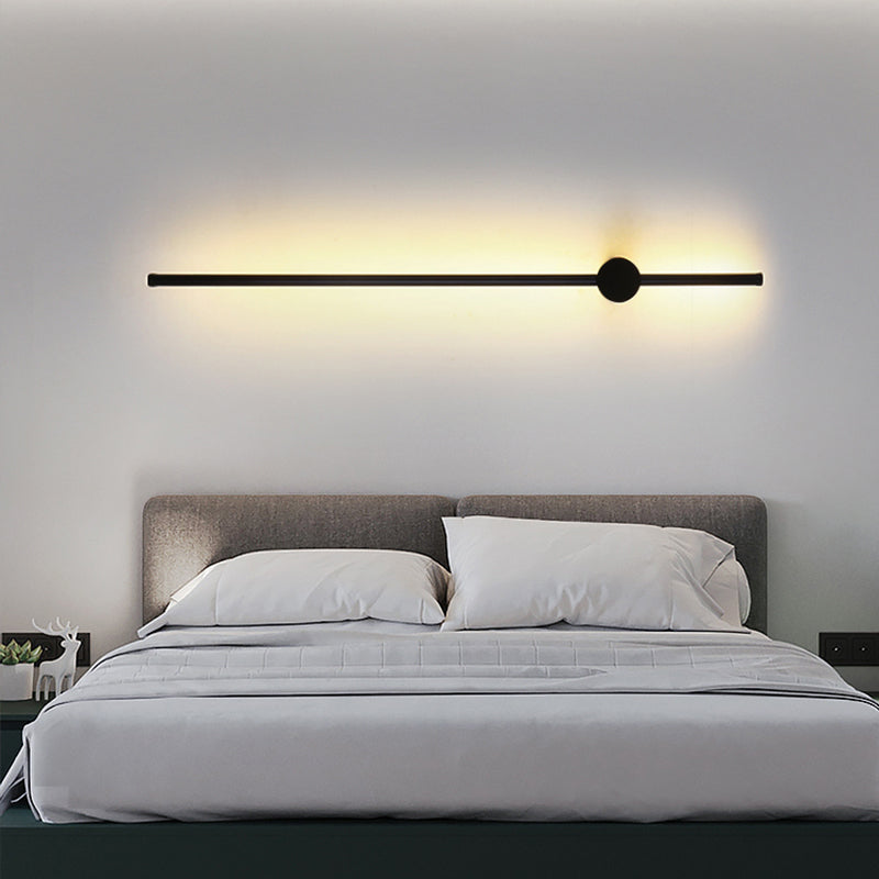 Swivelable Stick Wall Sconce Lighting Minimalist Metal Bedside LED Wall Mount Light