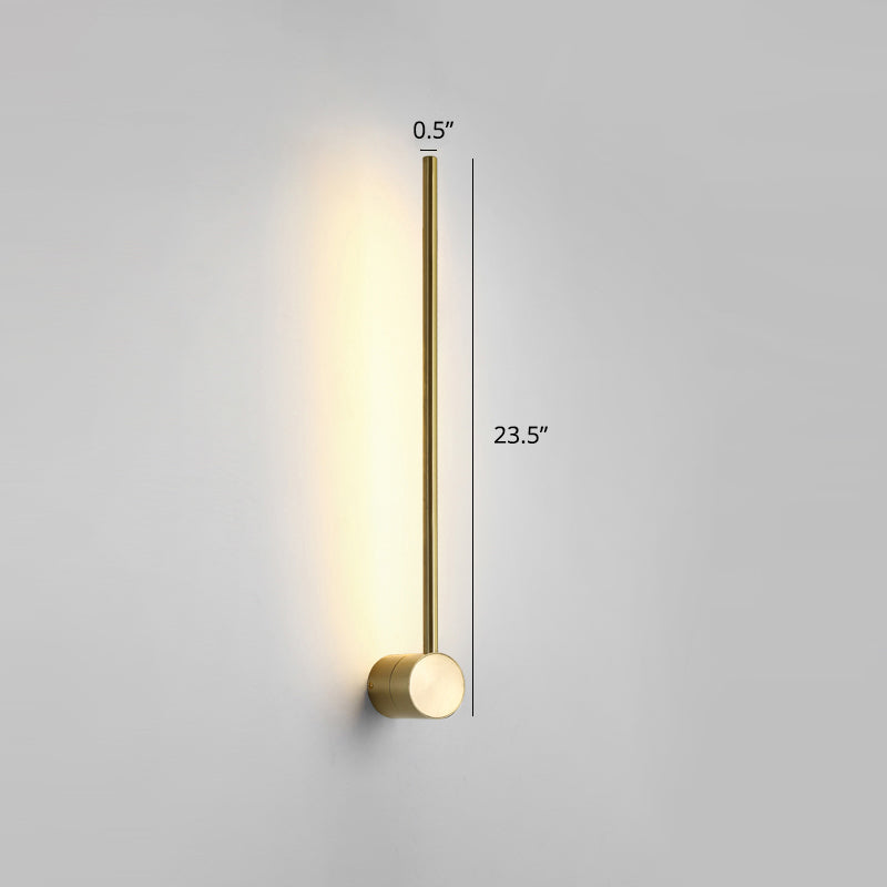 Swivelable Stick Wall Sconce Lighting Minimalist Metal Bedside LED Wall Mount Light