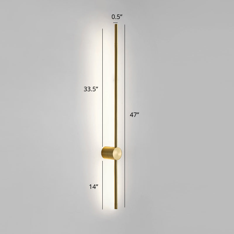 Swivelable Stick Wall Sconce Lighting Minimalist Metal Bedside LED Wall Mount Light