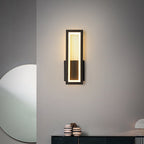 Minimalism Rectangle Wall Sconce Lighting Metal Foyer LED Wall Mount Light Fixture