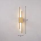Postmodern Style Rod Shaped Wall Light Acrylic Stairway LED Sconce Light Fixture