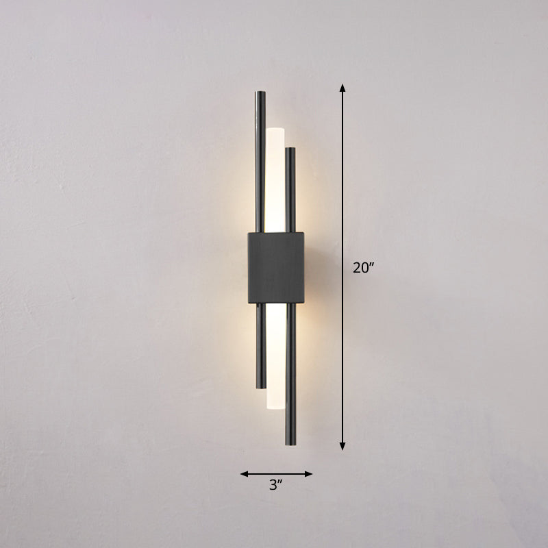 Postmodern Style Rod Shaped Wall Light Acrylic Stairway LED Sconce Light Fixture