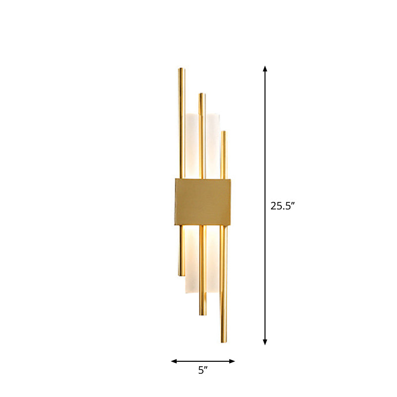 Postmodern Style Rod Shaped Wall Light Acrylic Stairway LED Sconce Light Fixture