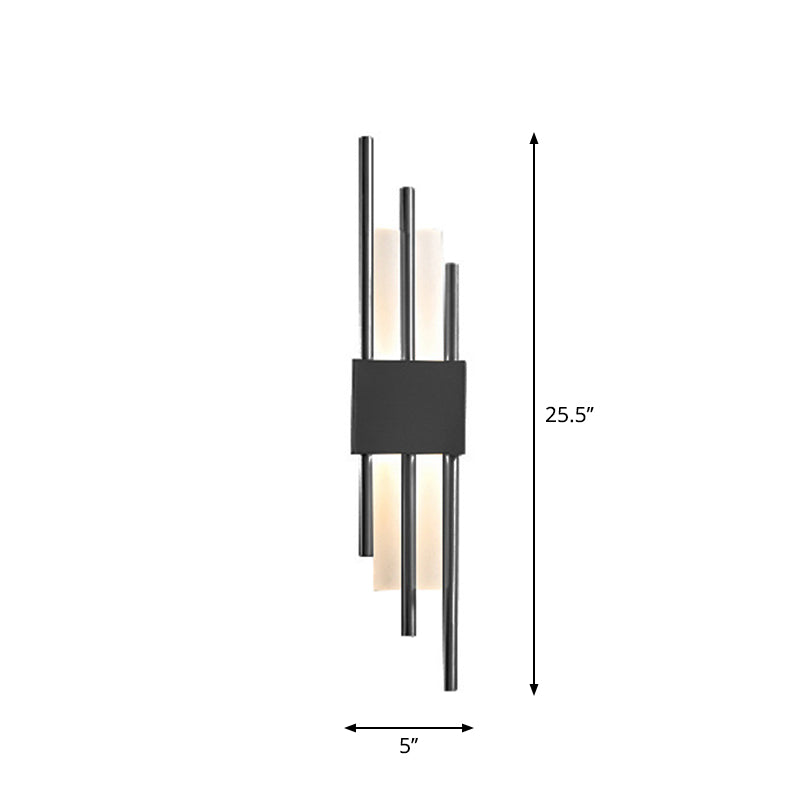 Postmodern Style Rod Shaped Wall Light Acrylic Stairway LED Sconce Light Fixture