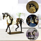 Horse Sculpture - AdonisMetal - Rustic Elegance - Timeless Decorative Piece