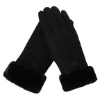 Warm waterproof winter gloves with touchscreen compatibility