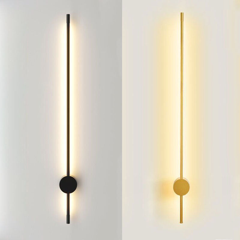 Slim Rod Stairs Sconce Lamp Aluminum Minimalist LED Wall Mounted Lighting Fixture