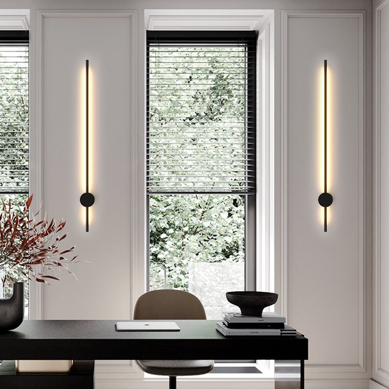 Slim Rod Stairs Sconce Lamp Aluminum Minimalist LED Wall Mounted Lighting Fixture