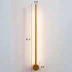 Slim Rod Stairs Sconce Lamp Aluminum Minimalist LED Wall Mounted Lighting Fixture