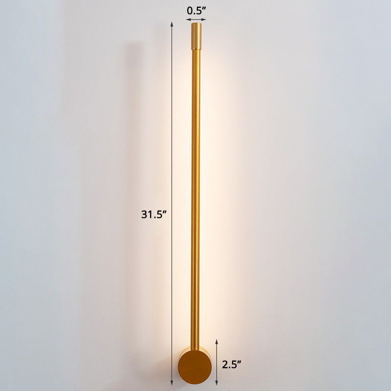 Slim Rod Stairs Sconce Lamp Aluminum Minimalist LED Wall Mounted Lighting Fixture