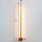 Slim Rod Stairs Sconce Lamp Aluminum Minimalist LED Wall Mounted Lighting Fixture